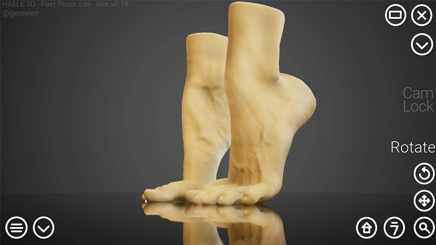 足部造型模拟器  HAELE 3D - Feet Poser Lite    Build.12674384+中文网盘下载